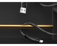USAMS Kabel pleciony lightning 1m 2A czarny - 1569150 - zdjęcie 5